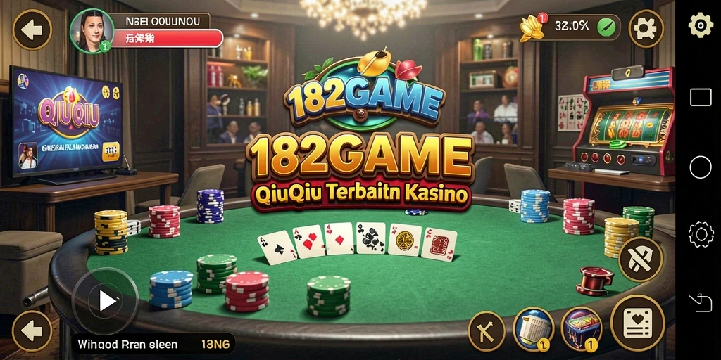 Screenshot gameplay QiuQiu yang menampilkan momen seru bermain.