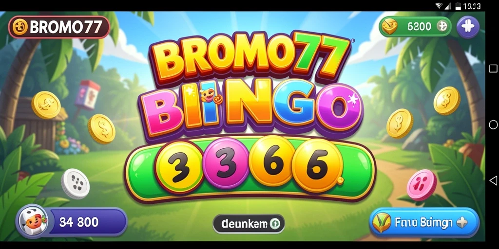 Tampilan menarik dari gameplay Bingo di BROMO77.