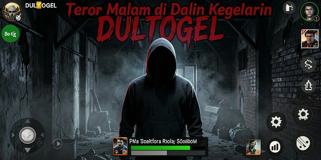 Gameplay DULTOGEL menampilkan suasana Horror yang mencekam.