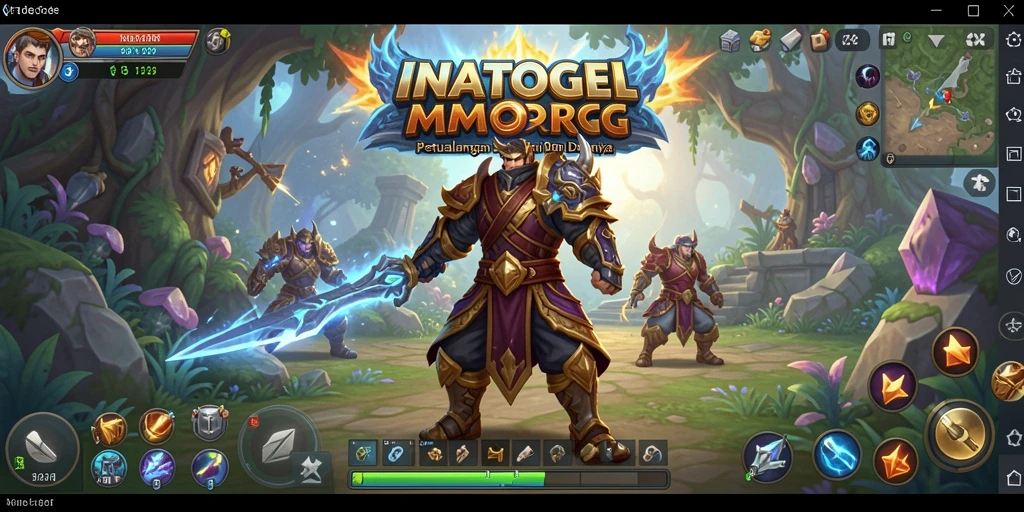 Gameplay seru INATOGEL menampilkan petualangan epik dalam dunia MMORPG.