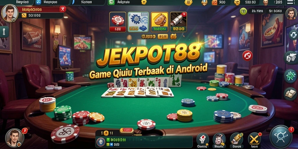 Tampilan gameplay seru dari <strong>JEKPOT88</strong> yang penuh tantangan QiuQiu.