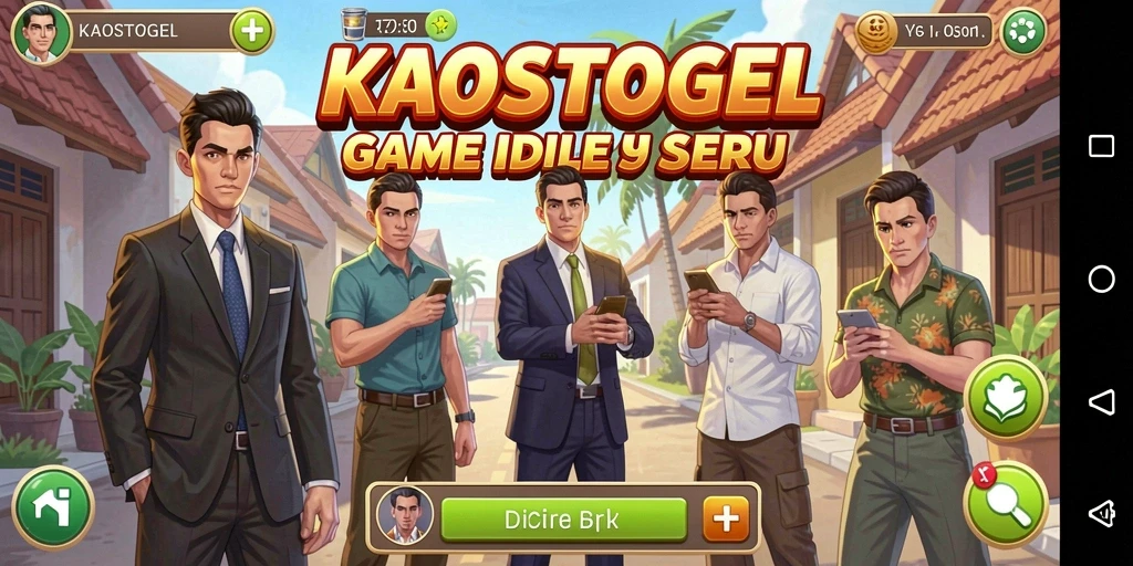 Tampilan gameplay KAOSTOGEL yang menarik dan interaktif.