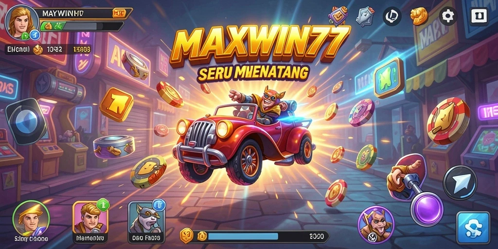 Screenshot gameplay <strong>MAXWIN77</strong> yang menunjukkan aksi seru dalam permainan Arcade.