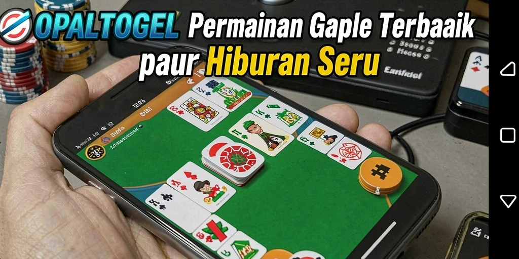 Tampilan permainan Gaple yang seru dan interaktif di OPALTOGEL.